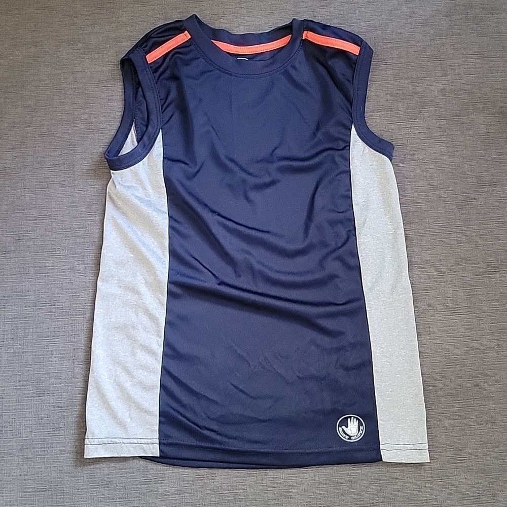Boys Body Glove navy Gray tank medium 10/ 12